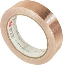 Taśma miedziana wytłaczana, do ekranowania, 12,7mm Taśma miedziana wytłaczana, do ekranowania, 12,7mm