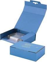 Opakowanie kartonowe ESD, ekranowane, do wysyłek, 235x175x45mm Opakowanie kartonowe ESD, ekranowane, do wysyłek, 235x175x45mm