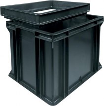 Ramka podwyższająca na pojemniki ESD, 600x400x44mm Ramka podwyższająca na pojemniki ESD, 600x400x44mm