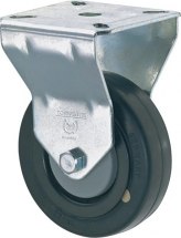 Kółko stałe ESD z korpusem, mocowanie płytkowe, 100mm, 90kg, 505.AK100.EL Kółko stałe ESD z korpusem, mocowanie płytkowe, 100mm, 90kg, 505.AK100.EL