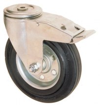 Kółko skrętne ESD z korpusem i hamulcem, 80mm, 50kg. 523.080.DS.EL Kółko skrętne ESD z korpusem i hamulcem, 80mm, 50kg. 523.080.DS.EL