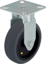 Kółko ESD niebrudzące z korpusem z płytą mocującą, stałe, 50mm, 50kg, 605.050.ELS Kółko ESD niebrudzące z korpusem z płytą mocującą, stałe, 50mm, 50kg, 605.050.ELS