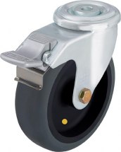 Kółko ESD niebrudzące z korpusem i hamulcem, 125mm, 110kg, 623.125.SF.ELS Kółko ESD niebrudzące z korpusem i hamulcem, 125mm, 110kg, 623.125.SF.ELS