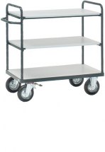 Wózek ESD duży, 3 - kondygnacyjny, 9101, platforma - 600x1000mm, 250kg. Wózek ESD duży, 3 - kondygnacyjny, 9101, platforma - 600x1000mm, 250kg.