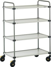 Wózek uniwersalny TRTA-4104 ESD, 4 kondygnacje, 300kg, 430x1000mm, Wózek uniwersalny TRTA-4104 ESD, 4 kondygnacje, 300kg, 430x1000mm,