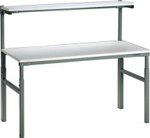 Stanowisko podstawowe ESD z półką, blat - 700x1500mm Stanowisko podstawowe ESD z półką, blat - 700x1500mm