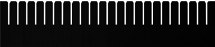 Wkład przegrodowy ESD do pojemników 600x400mm, siatka - 43mm, wys - 120mm, 553x120x3mm Wkład przegrodowy ESD do pojemników 600x400mm, siatka - 43mm, wys - 120mm, 553x120x3mm