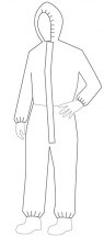 Jednorazowy Overall Tyvek CHF5, ESD Jednorazowy Overall Tyvek CHF5, ESD