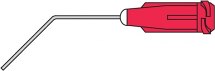 Igła dozująca, łamana, z gwintem, rozmiar - 18, wymiary - 0,84x38mm Igła dozująca, łamana, z gwintem, rozmiar - 18, wymiary - 0,84x38mm