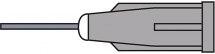 Igła dozująca bez gwintu, rozmiar - 14, wymiary - 1,6x12,5mm