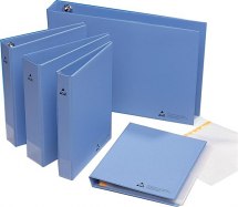 Segregator ESD, szerokość - 75mm, format- A5, 4 pierścienie, PVC Segregator ESD, szerokość - 75mm, format- A5, 4 pierścienie, PVC