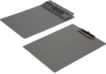 Podkładka z klipsem z anodowanego aluminium, A4, 230x340mm, z kalkulatorem. ESD. Podkładka z klipsem z anodowanego aluminium, A4, 230x340mm, z kalkulatorem. ESD.