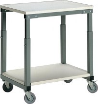 Stanowisko montażowe ESD na kółkach, 700x1500mm Stanowisko montażowe ESD na kółkach, 700x1500mm