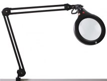 Lupa stanowiskowa Ultra Slim ESD, x1,75, z oświetleniem 28W. czarna. Lupa stanowiskowa Ultra Slim ESD, x1,75, z oświetleniem 28W. czarna.