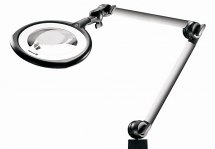 Lupa stanowiskowa Tevision RLLQ 48 R, LED, 3,5 dioptrii / 8 dioptrii. Lupa stanowiskowa Tevision RLLQ 48 R, LED, 3,5 dioptrii / 8 dioptrii.