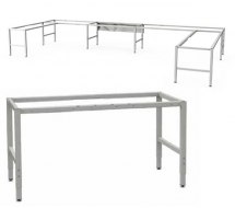 Rama stanowiskowa bazowa do rozbudowy, typ 100, 1830x600mm. Rama stanowiskowa bazowa do rozbudowy, typ 100, 1830x600mm.