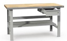 Stanowisko montażowe Table 500 C3, z półką pod blatem i szufladą, 1830x800mm.