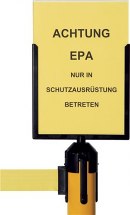 Uchwyt na oznakowanie stref ESD, A4. Uchwyt na oznakowanie stref ESD, A4.