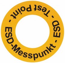 Znakowanie punktu pomiarowego ESD. Znakowanie punktu pomiarowego ESD.