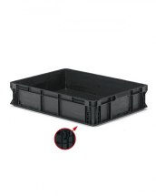 Pojemnik ESD, seria Atena 800 x 600 x 170 mm Pojemnik ESD, seria Atena 800 x 600 x 170 mm