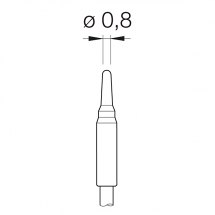 Grot lutowniczy C105-107 do rączki lutowniczej NP105-A i NP205-A Nano-Tool. Grot lutowniczy C105-107 do rączki lutowniczej NP105-A i NP205-A Nano-Tool.