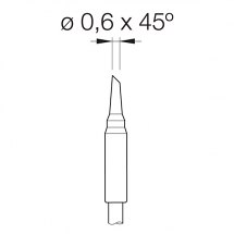 Grot lutowniczy C105-109 do rączki lutowniczej NP105-A i NP205-A Nano-Tool.