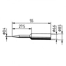Grot lutowniczy ER-4005 Typ ERSA 832. Grot lutowniczy ER-4005 Typ ERSA 832.