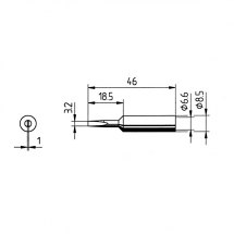 Grot lutowniczy ER-3101 Typ ERSA 832. Grot lutowniczy ER-3101 Typ ERSA 832.