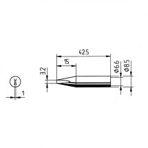 Grot lutowniczy 842-ED do Typ ERSA 842.