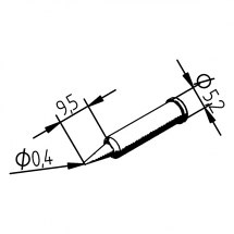 Grot lutowniczy 102PDLF04 do Typ ERSA 102.