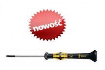 Mikro wkrętak ESD 1555 z końcówką Pozidriv. Mikro wkrętak ESD 1555 z końcówką Pozidriv.