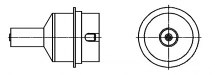 Dysza okrągła z podciśnieniem NRV07, do małych komponentów