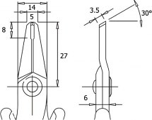 Szczypce do cięcia TR-30-V Szczypce do cięcia TR-30-V